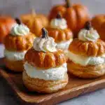 Crescent Pumpkins with Cream Cheese and Pumpkin Pie Filling Recipe