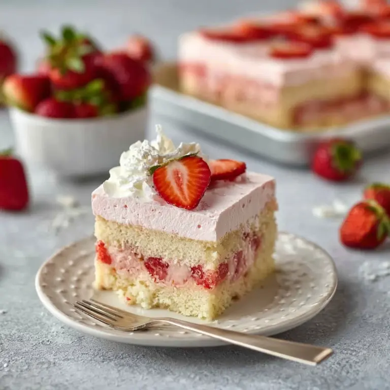 Strawberry Tres Leches Cake Recipe