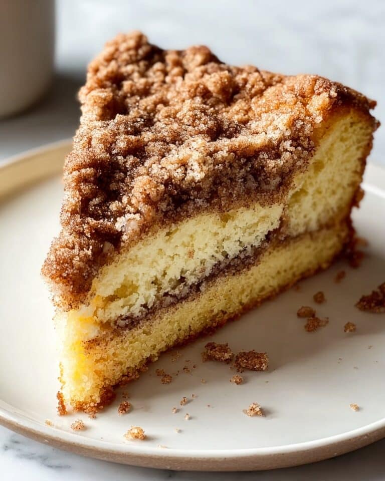 Classic Cinnamon Streusel Coffee Cake Recipe