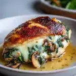 Mushroom Stuffed Chicken Breast Recipe
