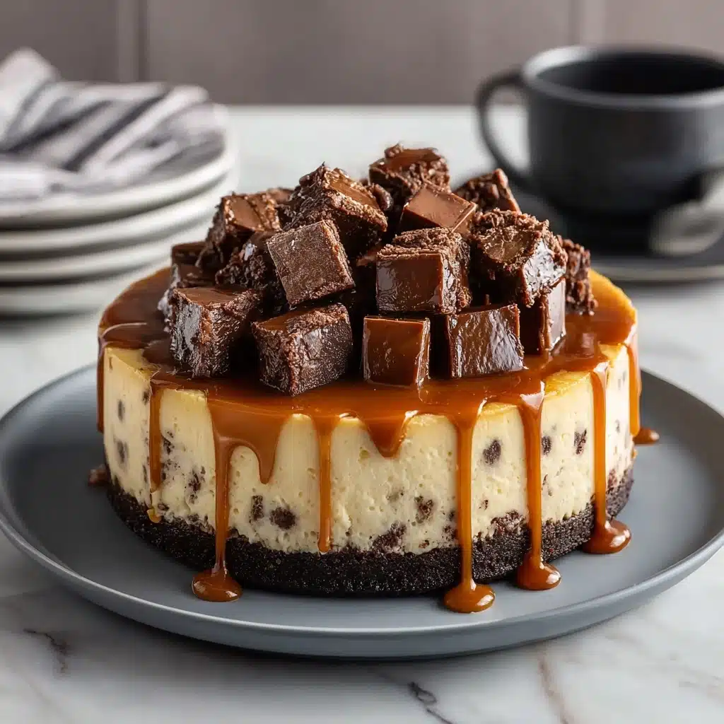 Caramel Brownie Cheesecake Recipe - Recipe Image