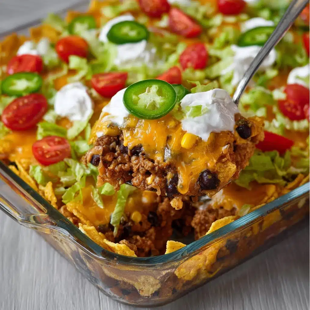 Walking Taco Casserole Recipe - Recipe Image