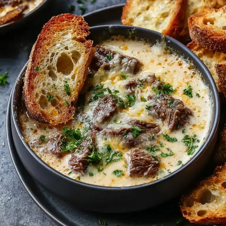 Philly Cheese Steak Soup Recipe