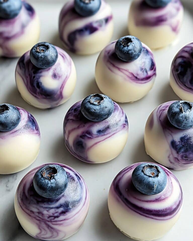 Blueberry Swirl Yogurt Bites Recipe