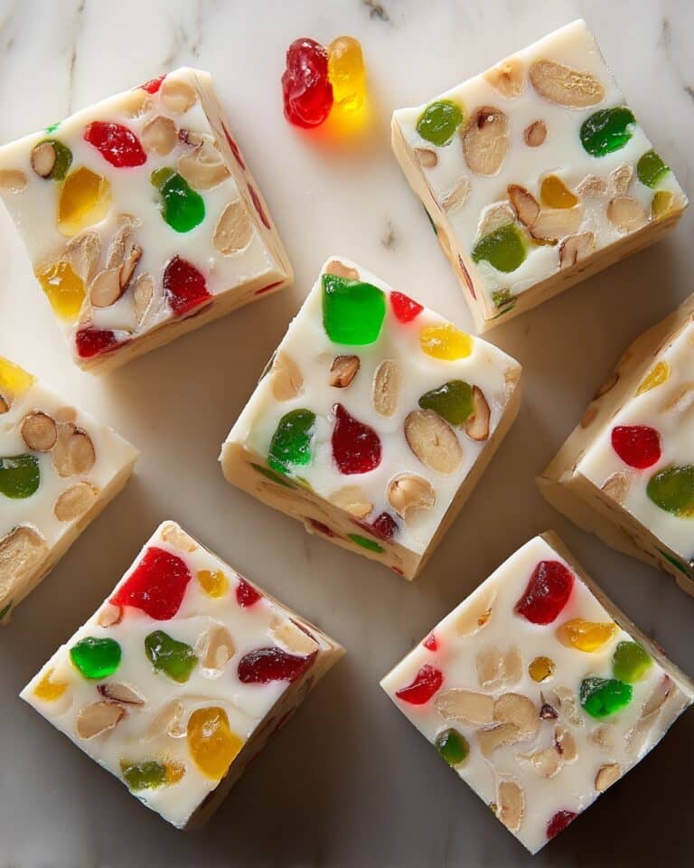 4-Ingredient Nougat Bars Recipe