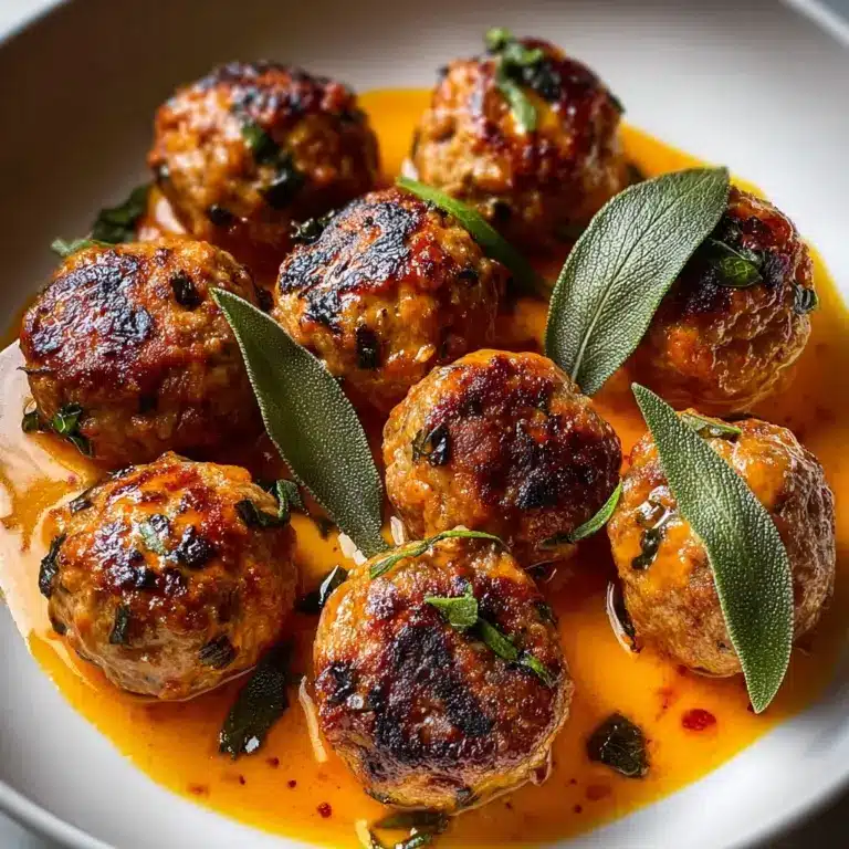 Savory Pumpkin Sage Turkey Meatballs Recipe