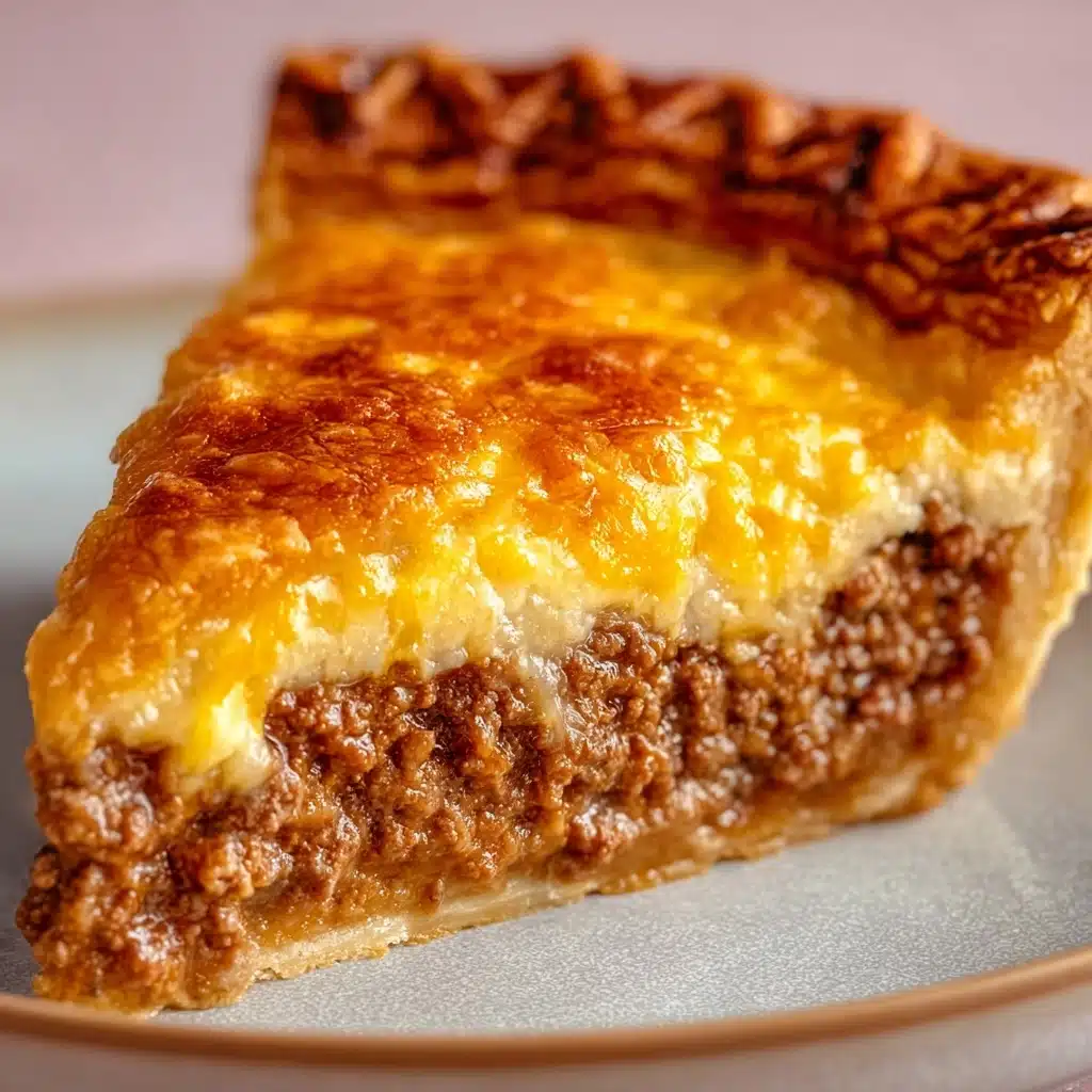 How to Bake the Ultimate Homemade Cheeseburger Pie Recipe - Recipe Image