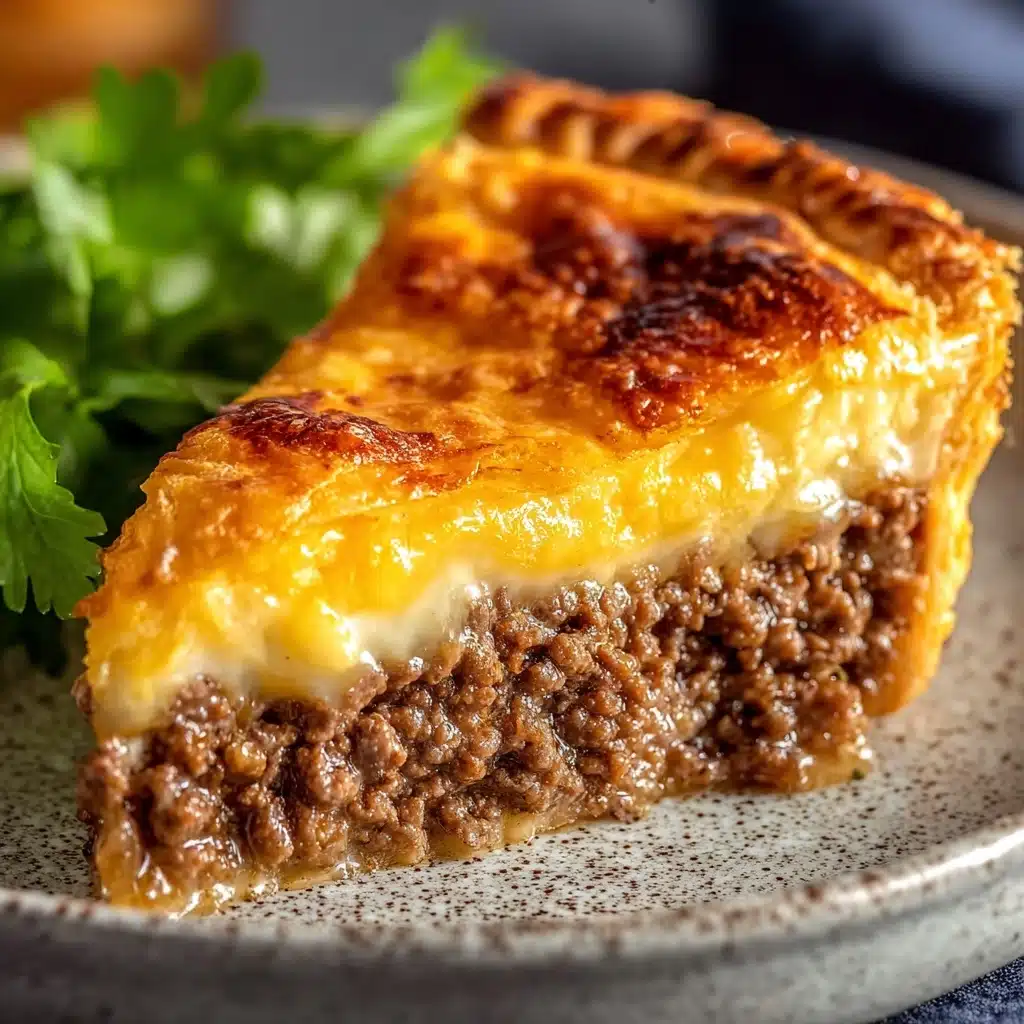 How to Bake the Ultimate Homemade Cheeseburger Pie Recipe - Recipe Image