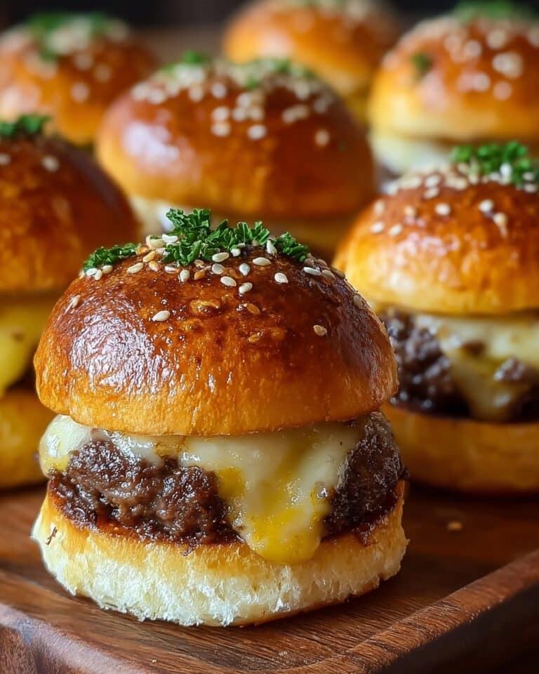 Garlic Parmesan Cheeseburger Bombs Recipe