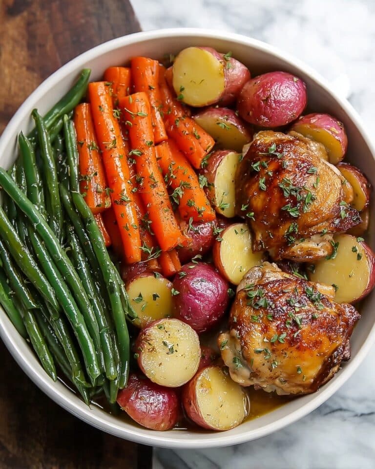 Slow Cooker Honey Garlic Chicken and Veggies Recipe