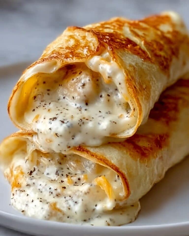 Cheesy Garlic Chicken Wraps Recipe