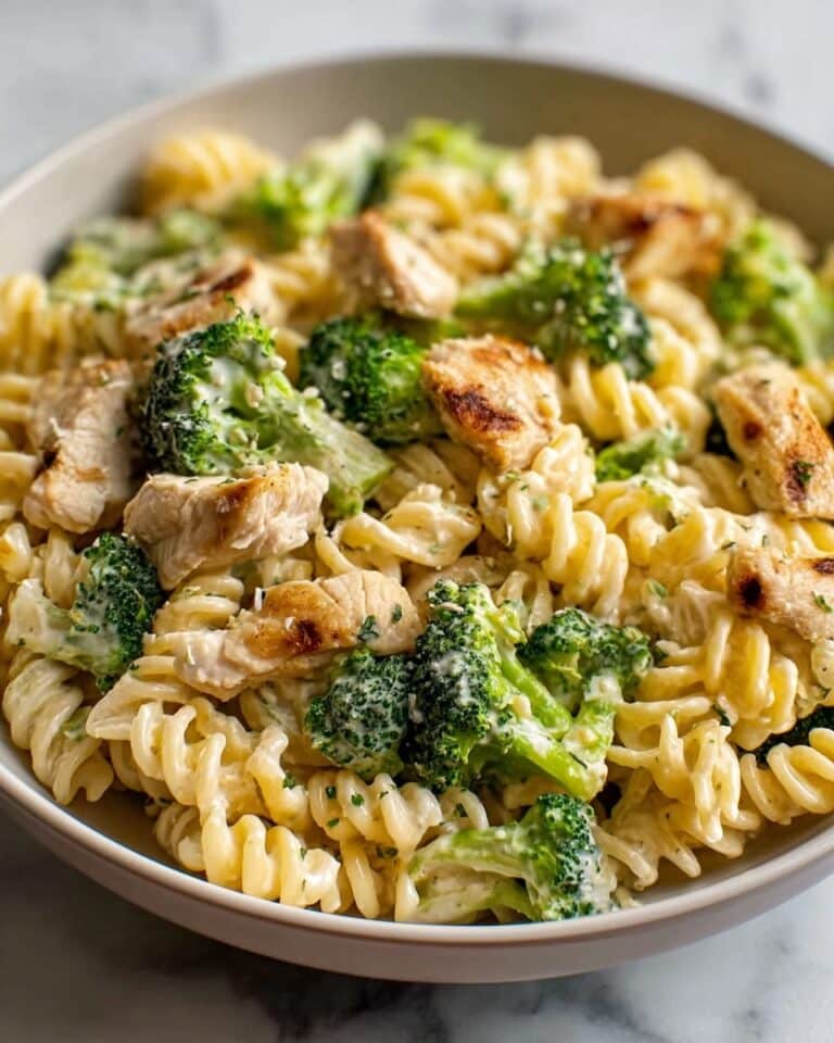 Creamy Rotisserie Chicken Broccoli Pasta Recipe