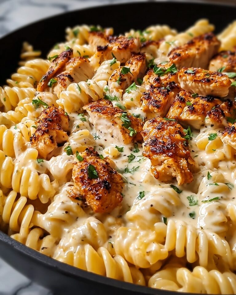 Cheesy Cajun Garlic Chicken Rotini Skillet for Cozy Nights Recipe