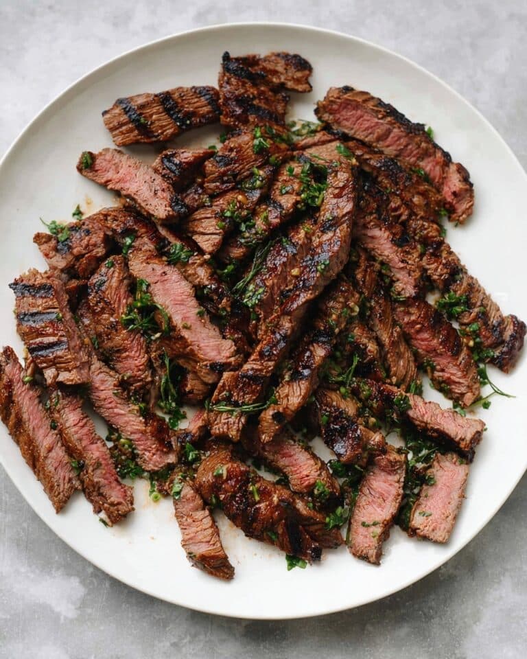 Charred and Juicy Marinated Skirt Steak Recipe