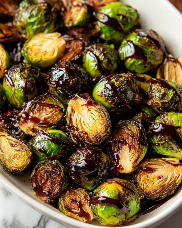 Easy Maple Balsamic Brussel Sprouts Recipe