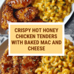 Hot Honey Chicken Tenders with Baked Mac and Cheese Recipe