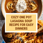 Mouthwatering One Pot Lasagna Soup Recipe
