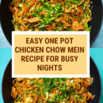 One Pot Chicken Chow Mein Recipe