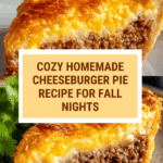 How to Bake the Ultimate Homemade Cheeseburger Pie Recipe