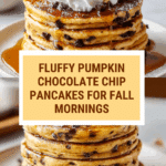 Pumpkin Chocolate Chip Pancakes Recipe