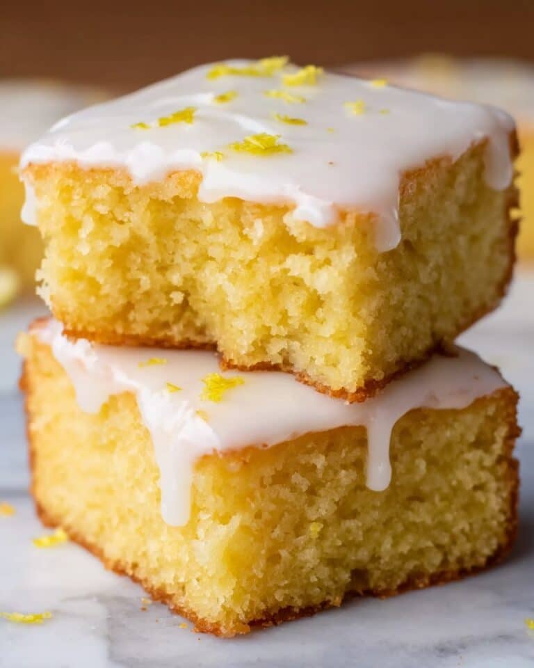 Easy Lemon Brownies Recipe