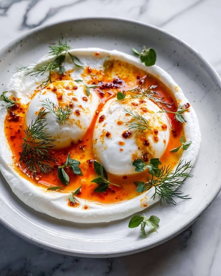 Turkish Eggs with Garlicky Yogurt and Spiced Butter Recipe