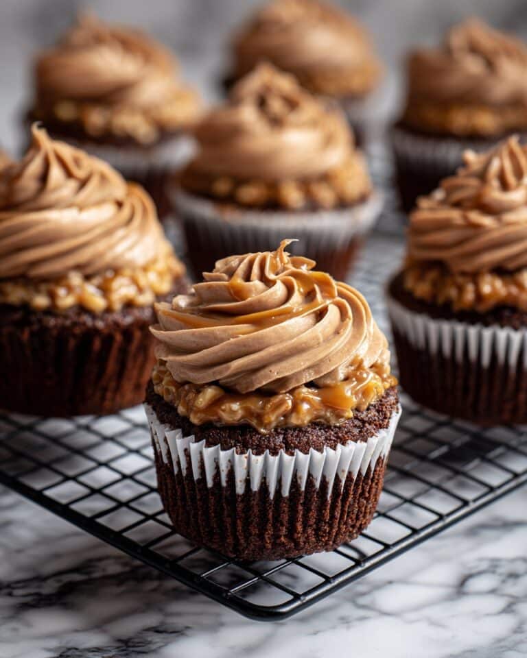 German Chocolate Cupcakes Recipe
