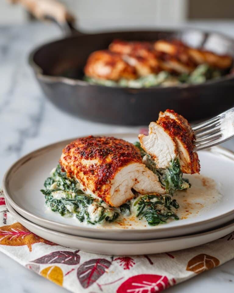 Spinach Stuffed Chicken Breast Recipe