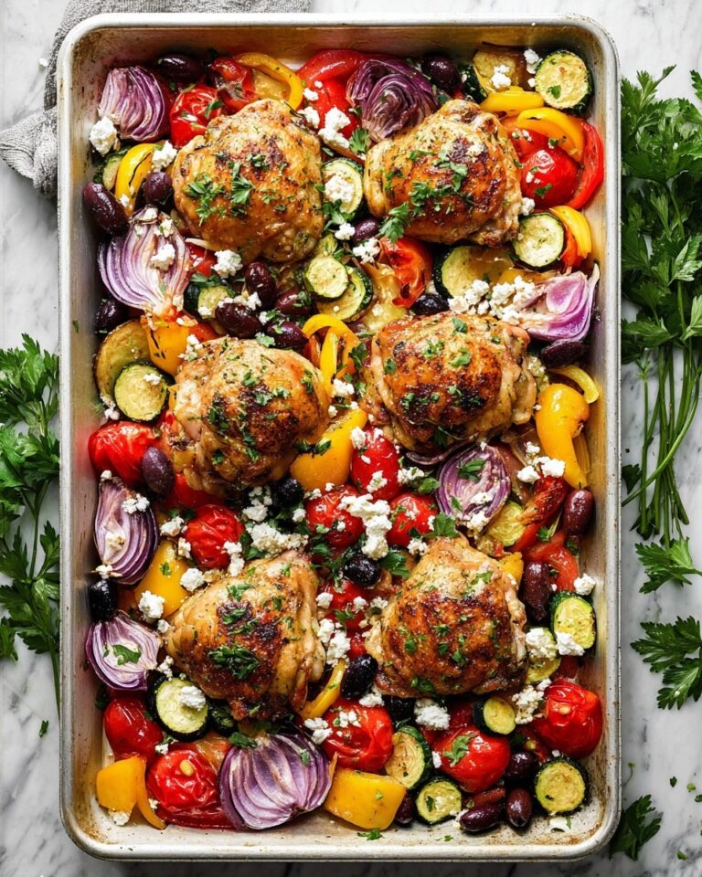 Greek Sheet Pan Chicken Dinner Recipe