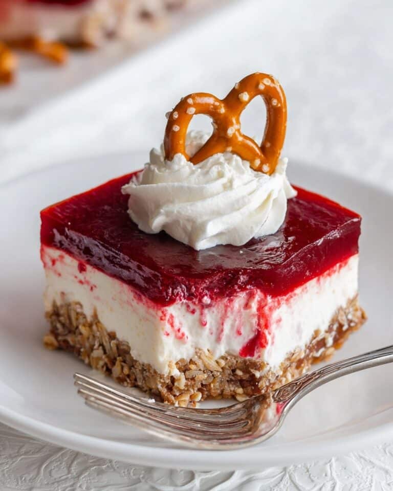 Cranberry Pretzel Salad Recipe