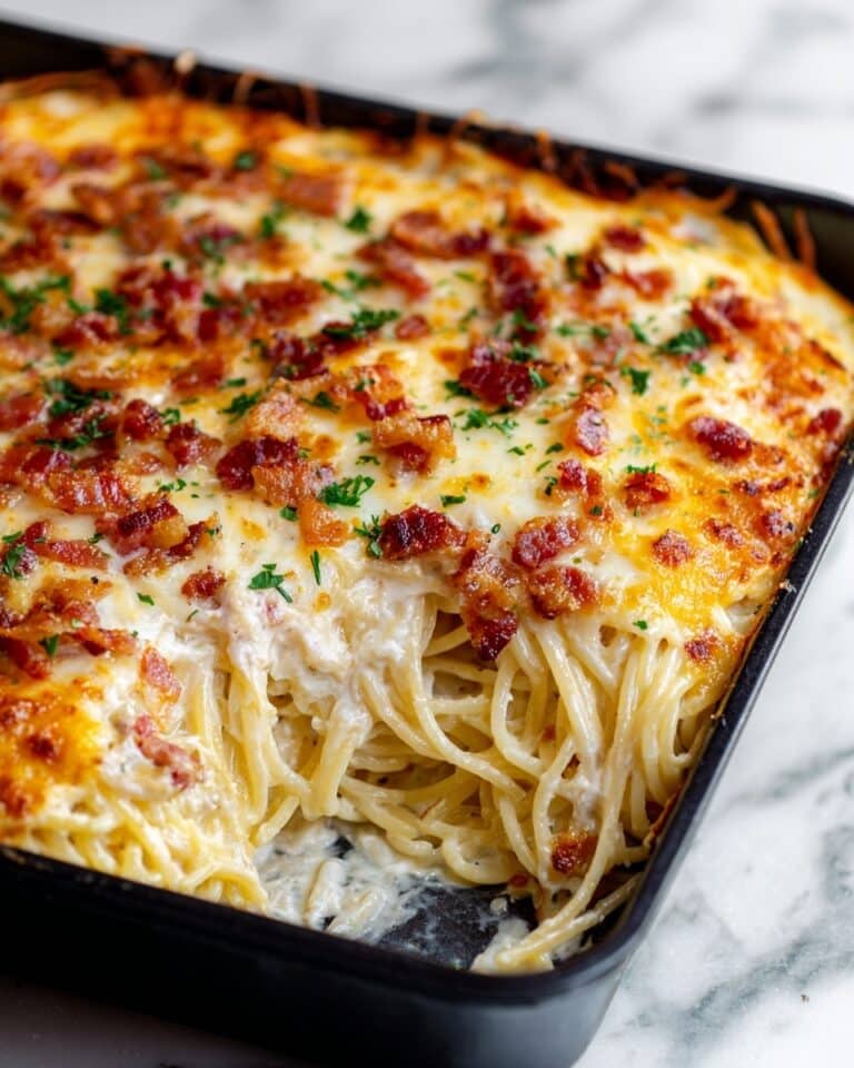 Creamy Southern Spaghetti Bake Recipe