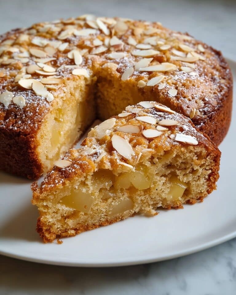 Healthy Oatmeal Apple Cake Recipe
