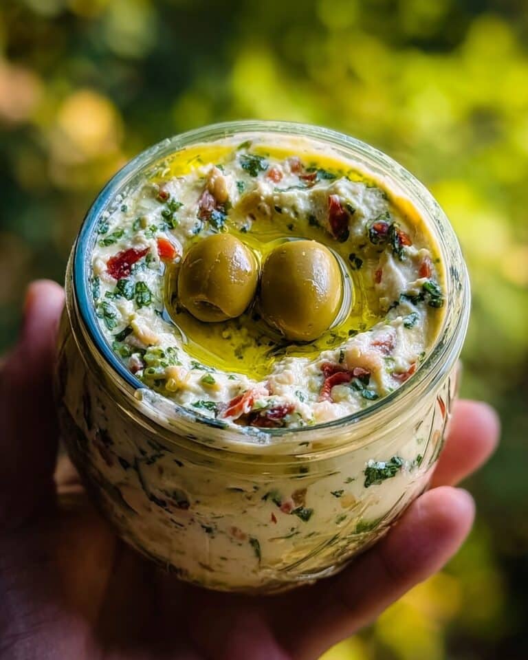 Creamy Feta & Green Olive Spread Recipe