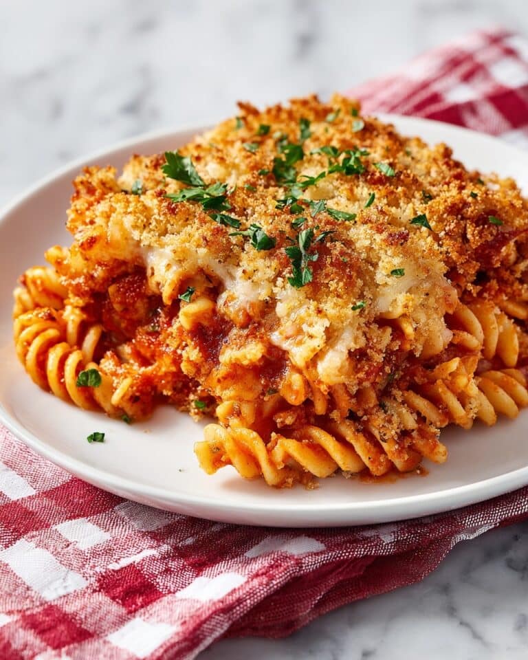 Chicken Parmesan & Pasta Casserole Recipe
