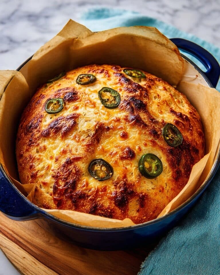 Jalapeno Cheddar Dutch Oven Bread Recipe