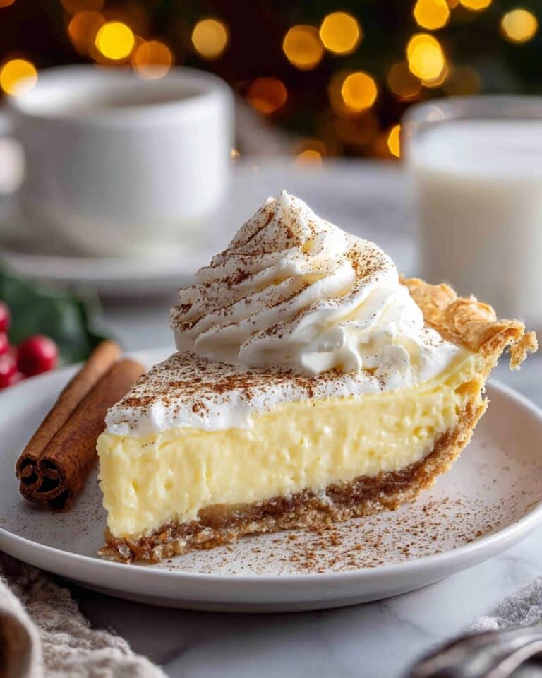 Cinnamon-Vanilla Custard Pie Recipe