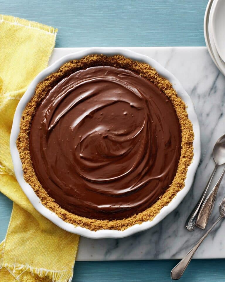 Chocolate Pie with Rich Chocolate Custard Recipe