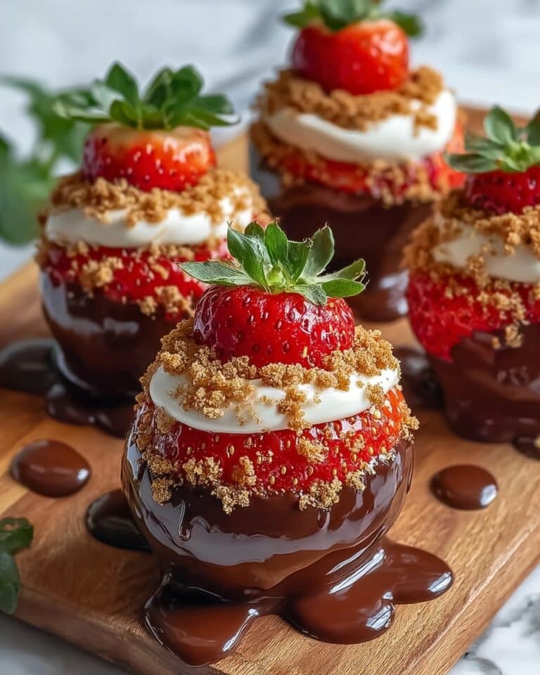 Cheesecake Stuffed Strawberries Recipe