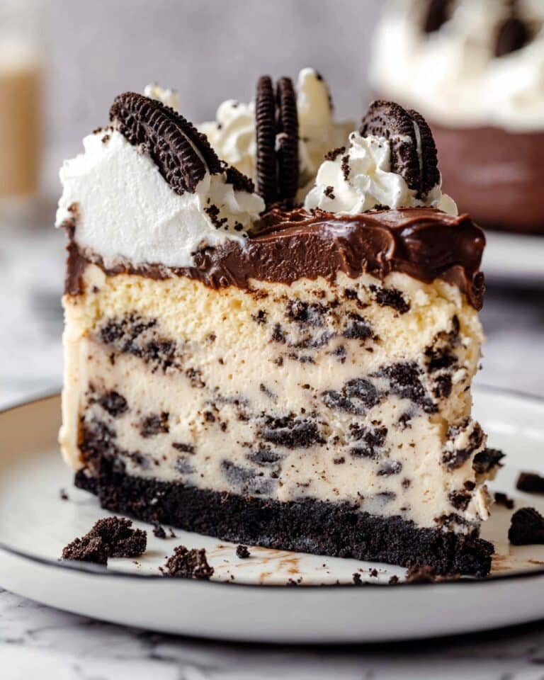 Oreo Cheesecake with Chocolate Ganache Recipe