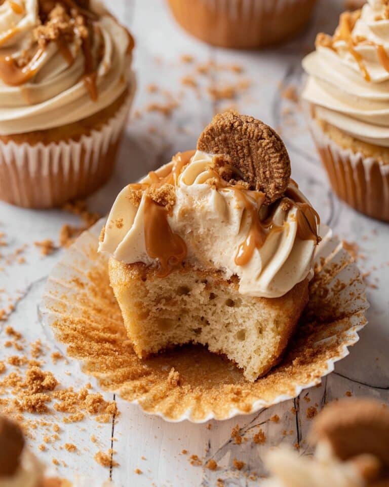 Biscoff Cupcakes Recipe