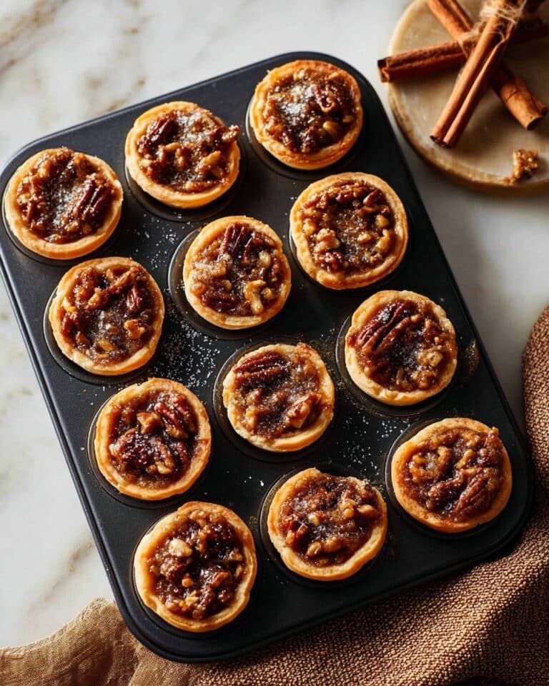Golden Mini Pecan Pies Recipe