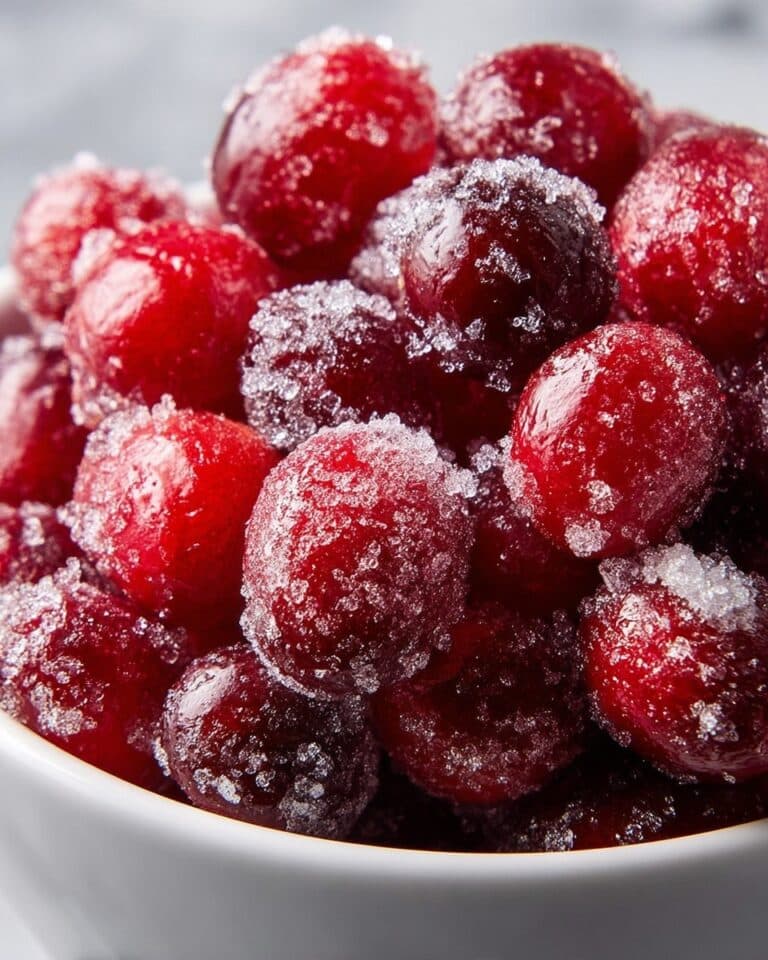 Candied Cranberry Sugar Snacks Recipe
