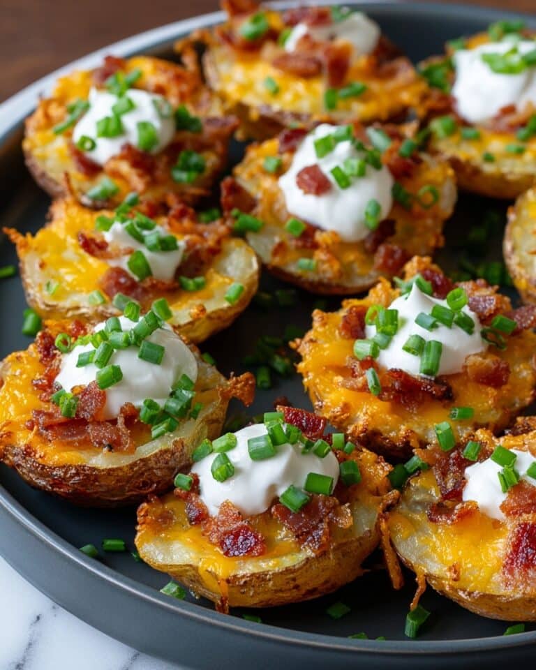 Mini Loaded Potato Skins Recipe
