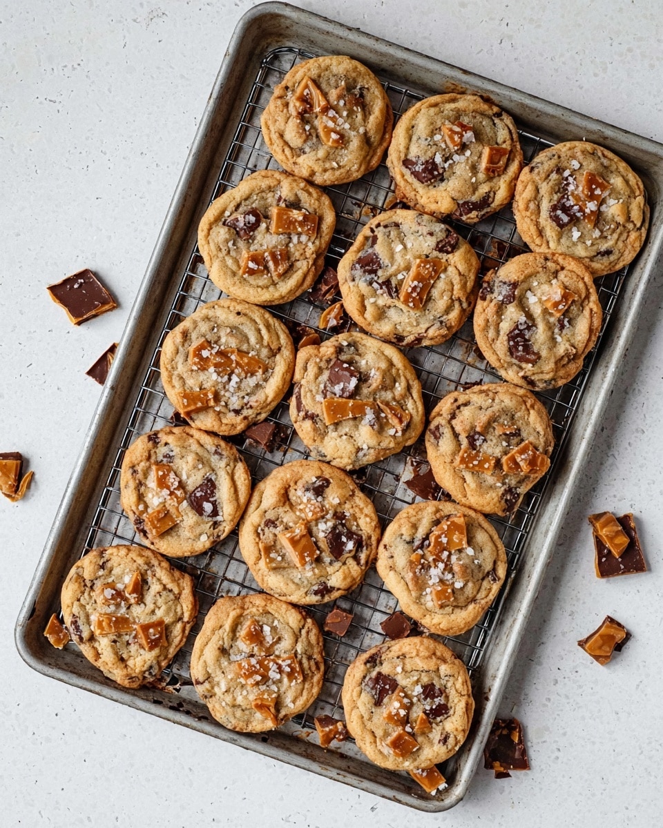 A group of 24 round chocolate chip cookies with a golden brown color and a slightly cracked top, showing chunks of dark and milk chocolate and bits of nuts scattered throughout each cookie. They are arranged in a neat 6 by 4 grid on a black cooling rack. The black grid contrasts with the lighter baked cookies, and the whole scene is set on a white marbled texture surface. The cookies have a soft and chewy look with uneven, natural shapes and textures all around. photo taken with an iphone --ar 4:5 --v 7