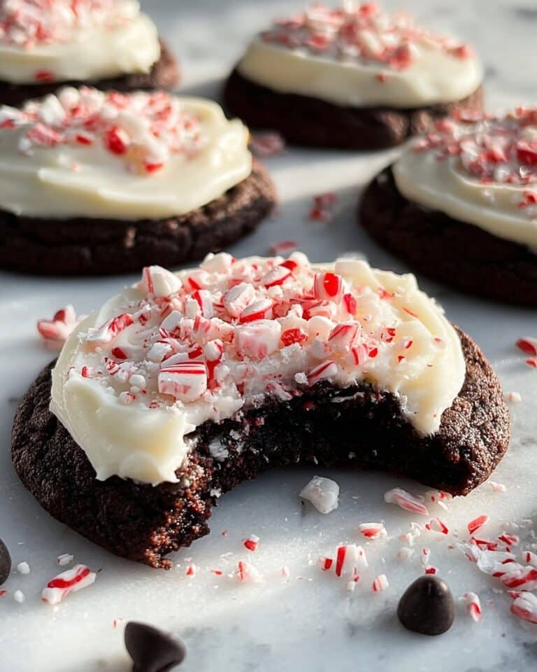 Easy Chocolate Peppermint Cookies Recipe