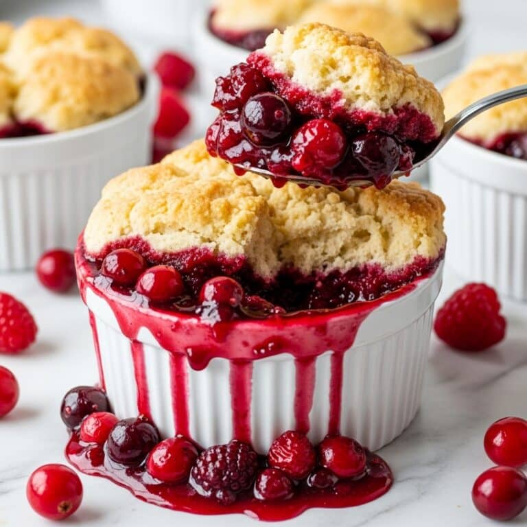 Crispy Cranberry Cobbler Recipe