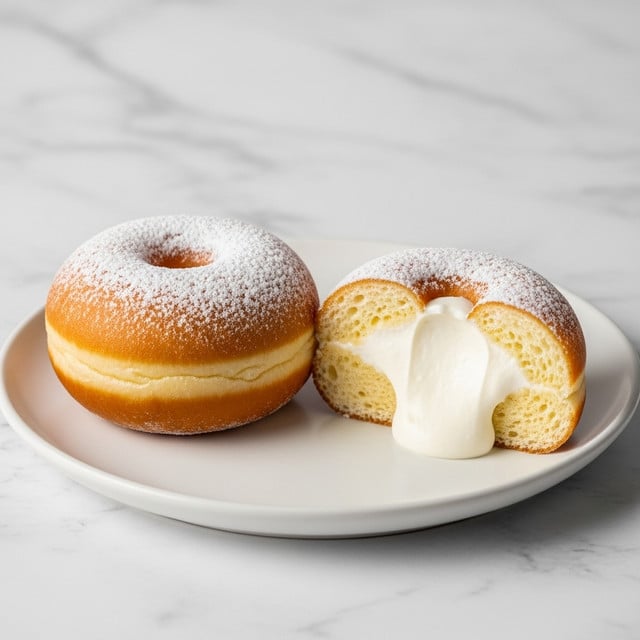 Irresistibly Fluffy Korean Milk Cream Donut Recipe