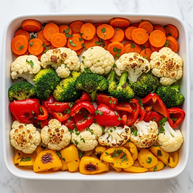 Garlic Roasted Vegetables Recipe