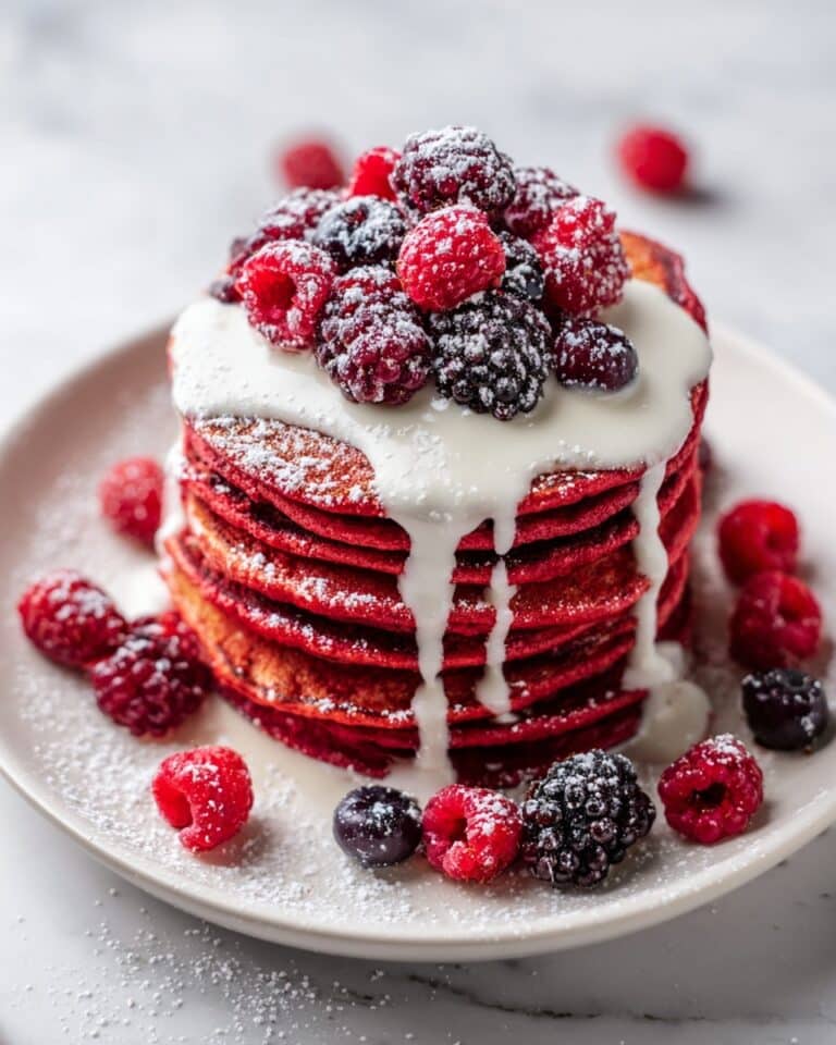 Red Velvet Pancakes Recipe
