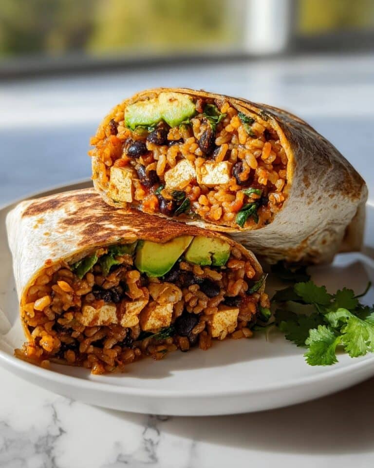 18g Protein Tofu Burritos Recipe